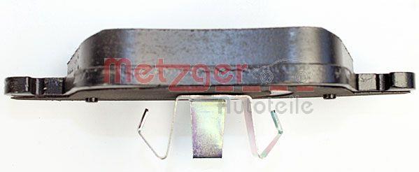 Jeu de 4 plaquettes de frein METZGER ref. 1170837
